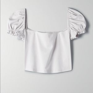 Prairie crop top lavender Sunday Best milk maid